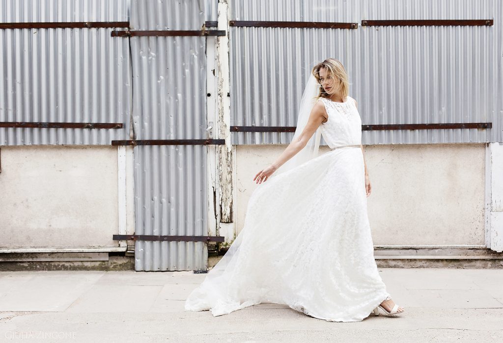 benvenuti nella gallery del fotografo di moda sposa Giulia Zingone fashion photographer in London for Charlie Brear bridal wedding dress