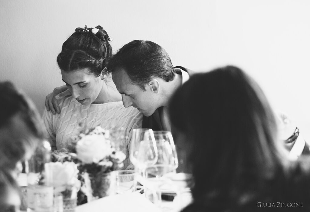 this is a candid shot taken by cortina wedding photographer giulia zingone