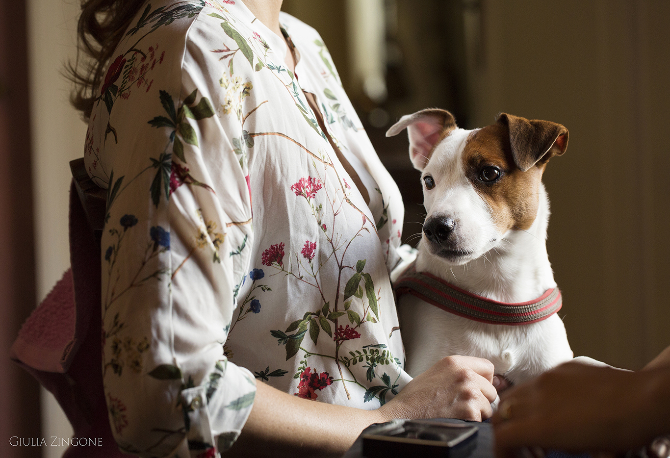 this is a picture of the bridal preparations by villa erba cernobbio wedding photographer in lake como giulia zingone